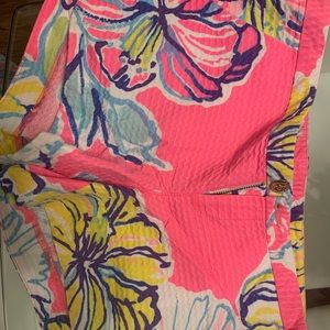 Lilly Pulitzer pattern shorts